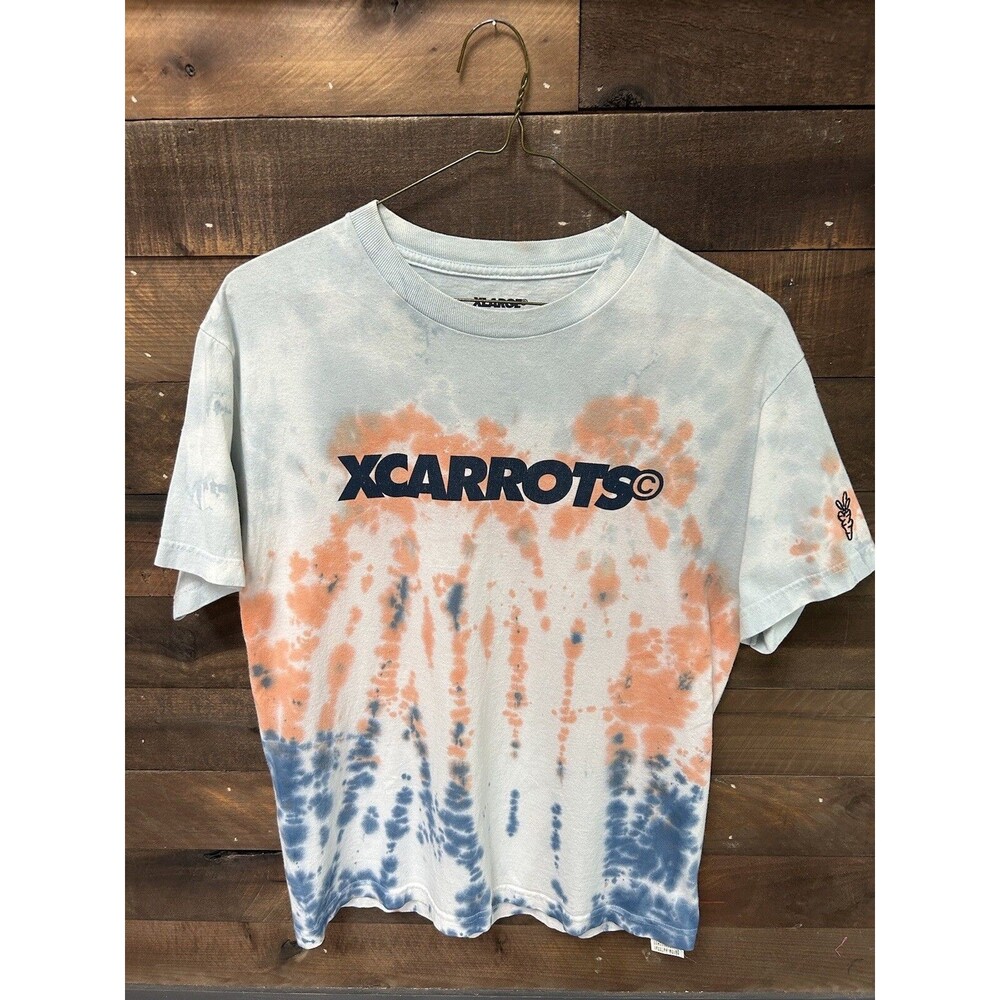 Men’s Carrots Brand tie dye Tshirt Size Medium White